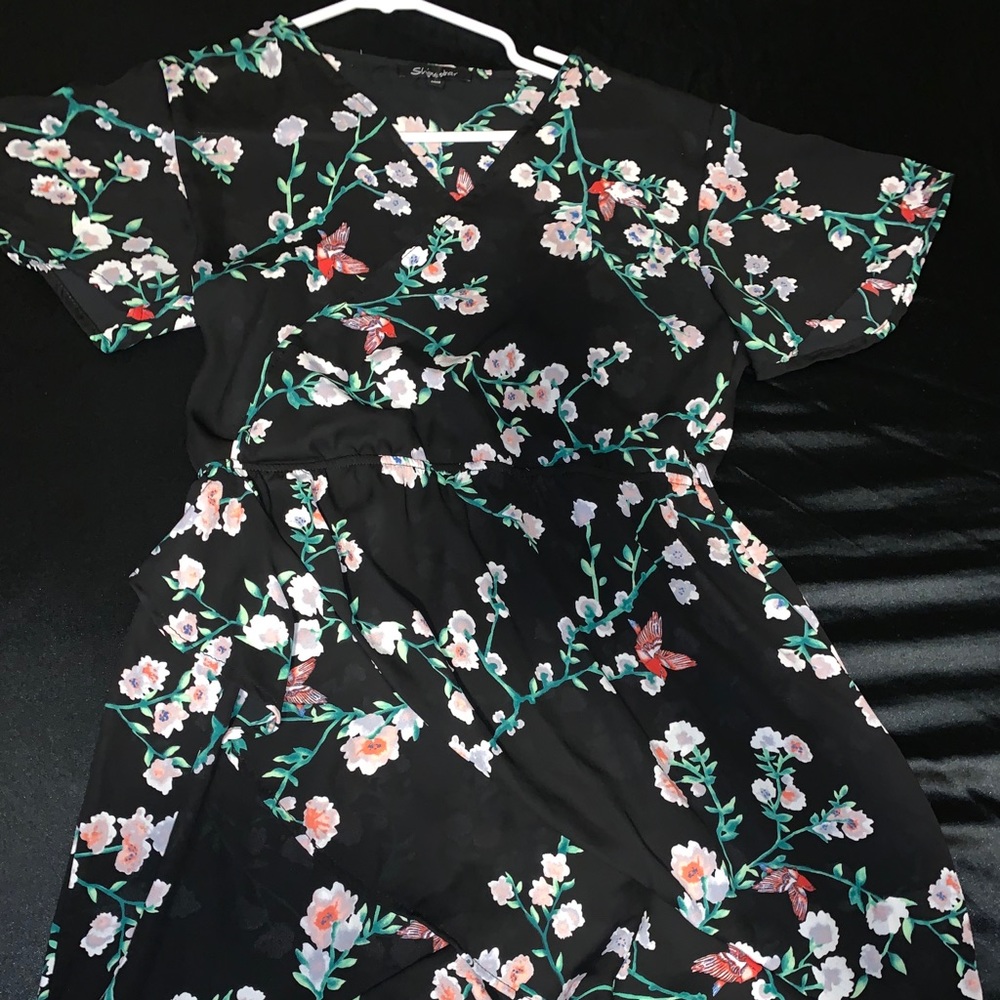 Floral print summer dress